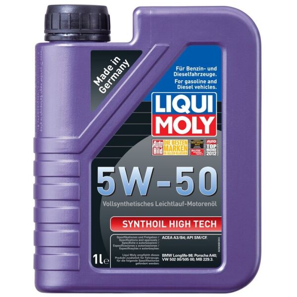 

Liqui Moly Synthoil High Tech 5W-50 Моторное масло, 1 л