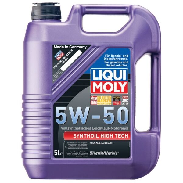 

Liqui Moly Synthoil High Tech 5W-50 Моторное масло, 5 л
