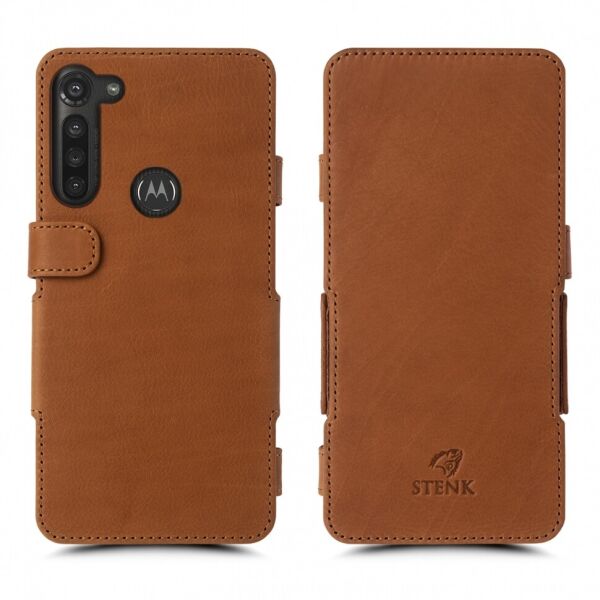 

Чехол книжка Stenk Prime для Motorola Moto G8 Camel