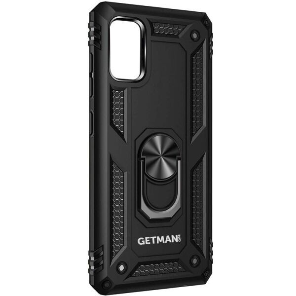

Ударопрочный чехол GETMAN Serge Ring for Magnet для Samsung Galaxy A31 Черный (7689955)