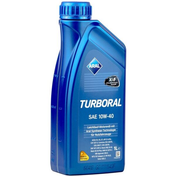 

Aral Turboral SAE 10W-40 полусинтетическое моторное масло, 1 л