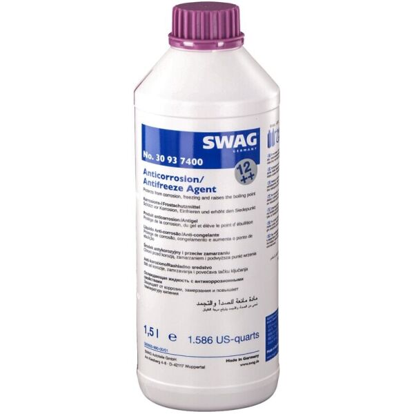 

Swag 30937400 Antifreeze Agent (G12++) конц. антифриза сиреневый, 1,5 л