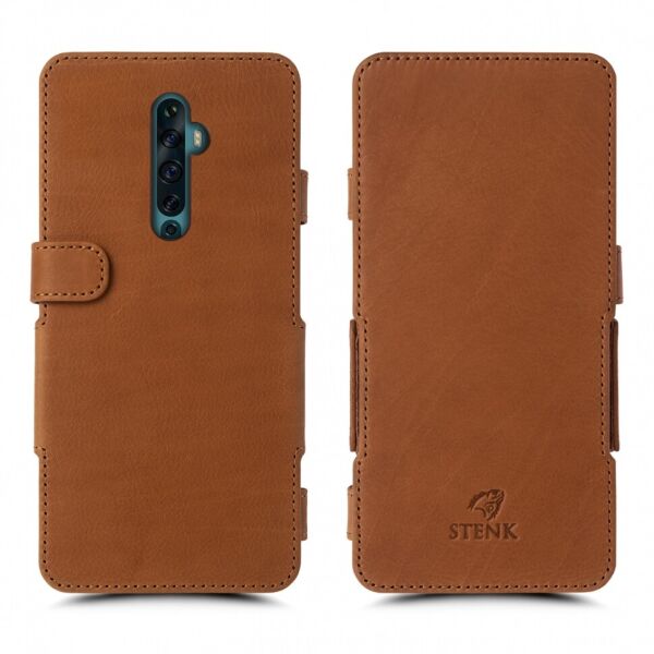 

Чехол книжка Stenk Prime для OPPO Reno2 F Camel