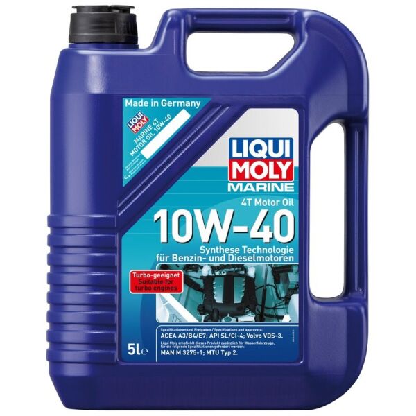 

Liqui Moly Marine 4T Motor Oil 10W-40 Масло для лодочных моторов, 5 л