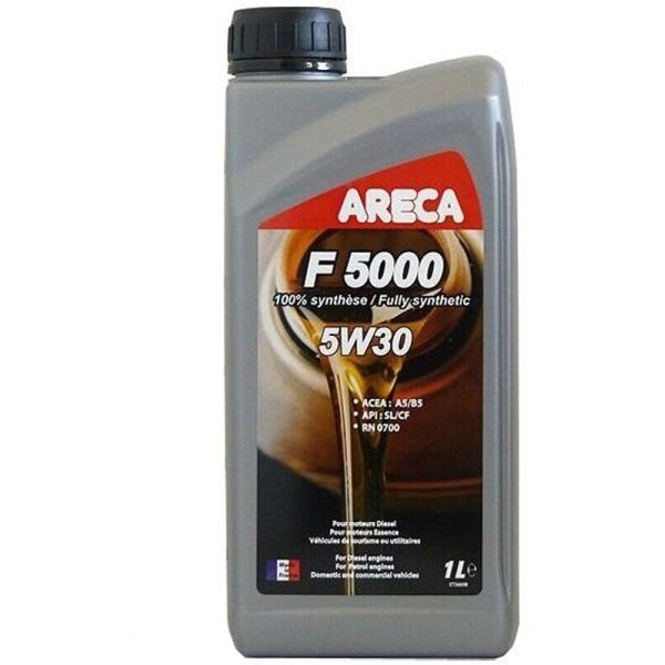 

Areca F5000 5W-30 синтетическое моторное масло, 1 л