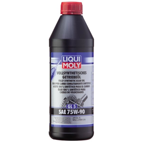 

Трансмиссионное масло Liqui Moly Vollsynthetisches Getriebeoil 75W-90 GL-5 для мостов, 1 л
