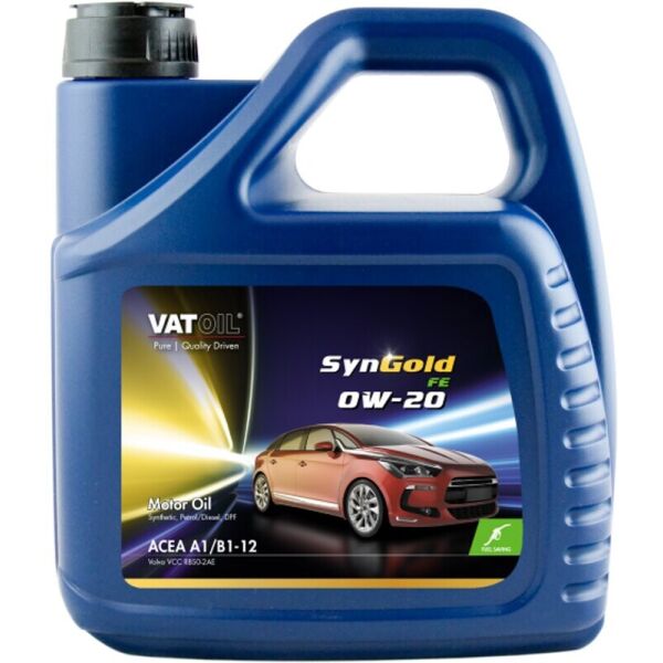 

VatOil SynGold FE 0W-20 моторное масло, 4 л