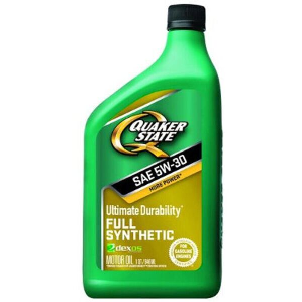 

Quaker State Ultimate Durability Full Synthetic 5W-30 моторное масло, 0,946 л