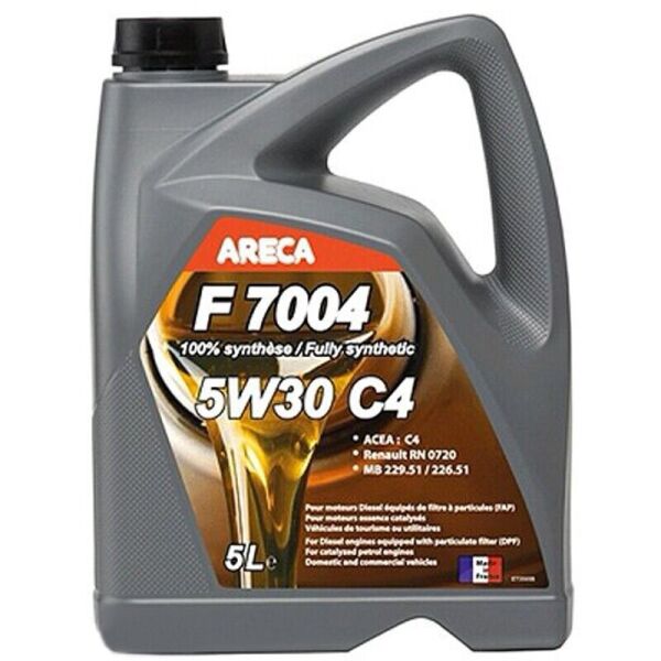 

Areca F7004 5W-30 синтетическое моторное масло, 5 л