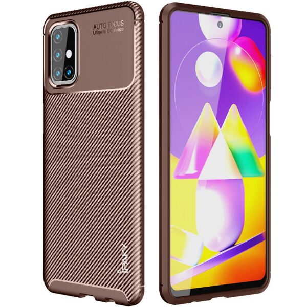 

TPU чехол iPaky Kaisy Series для Samsung Galaxy M31s Коричневый (144582)