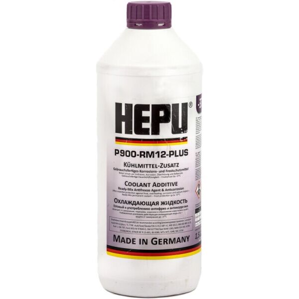 

Hepu Coolant Additive (G12+) Готовый антифриз Фиолетовый -38, 1,5 л