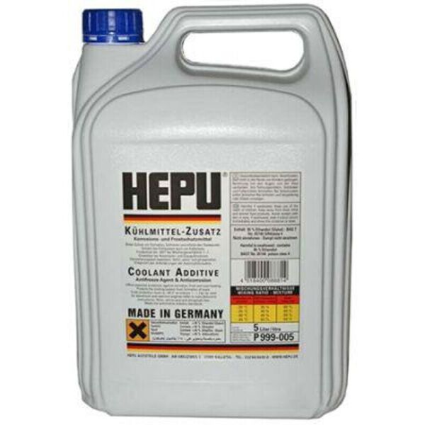 

Hepu Coolant Additive (G11) Концентрат антифриза Синий, 5 л