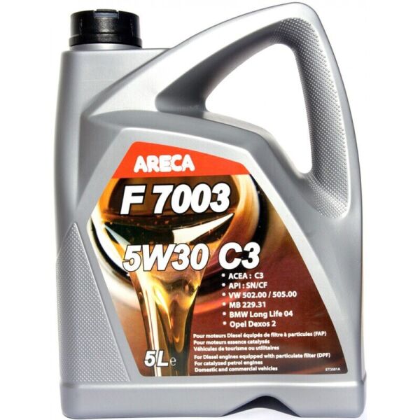 

Areca F7003 5W-30 синтетическое моторное масло, 5 л