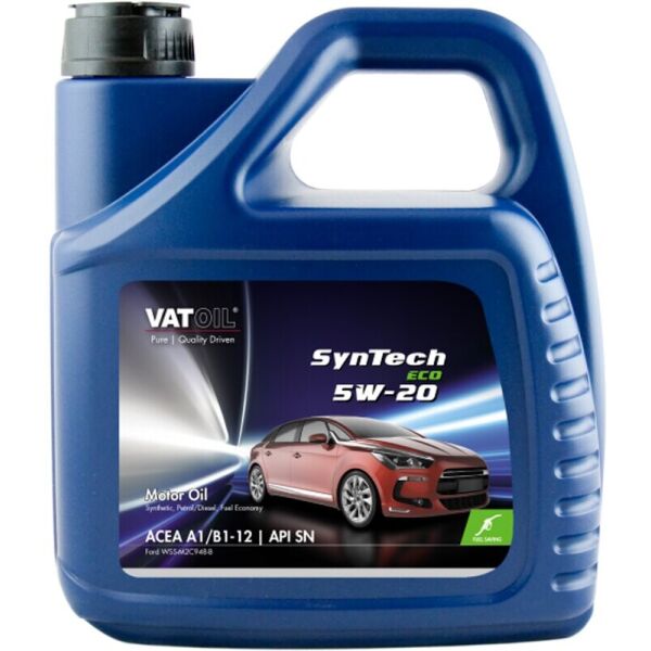 

VatOil SynTech ECO 5W-20 моторное масло, 4 л