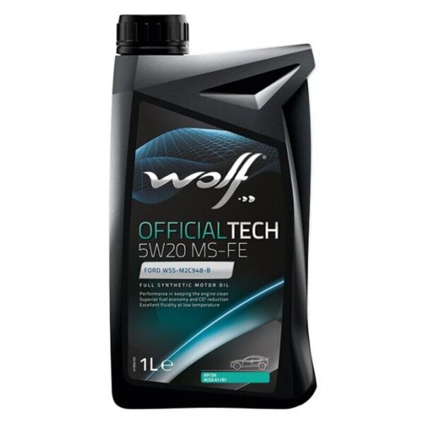 

Wolf Officialtech 5W-20 MS-FE моторное масло, 1 л