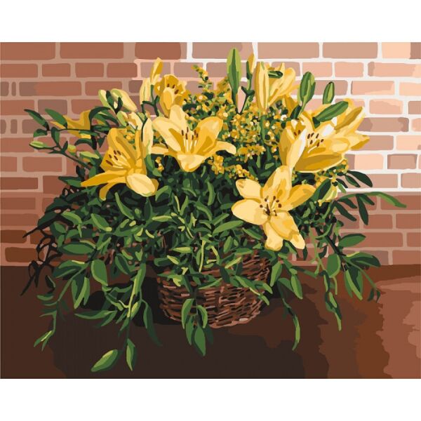 

Картина по номерам.Изысканные лилии 40*50см KHO3067