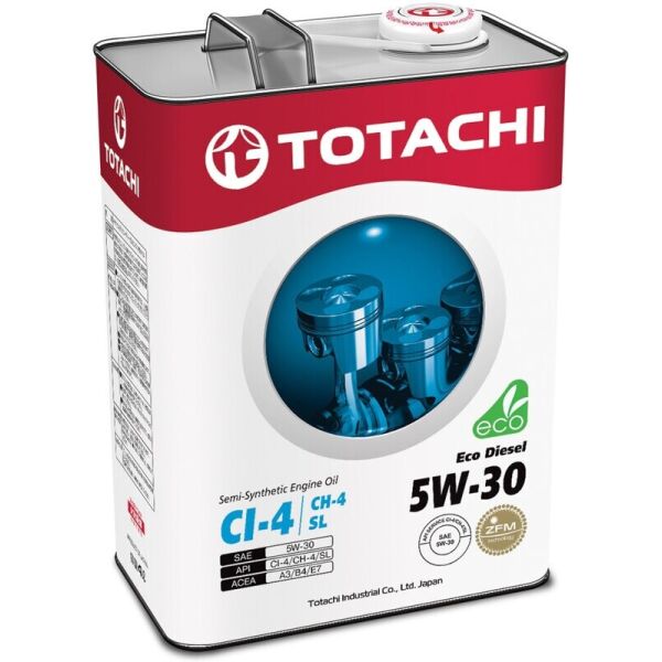 

Totachi Eco Diesel 5W-30 (Start & Stop) моторное масло, 4 л