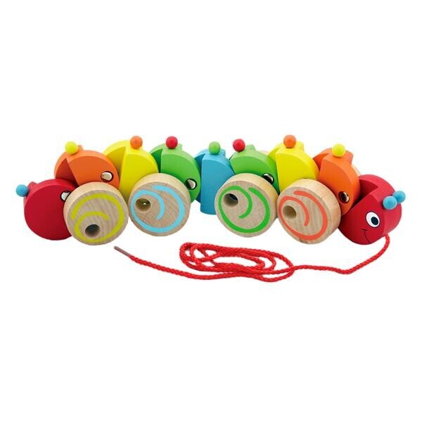 

Деревянная каталка Viga Toys Гусеничка (59950)