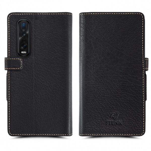

Чехол Wallet для OPPO Find X2 Pro Черный