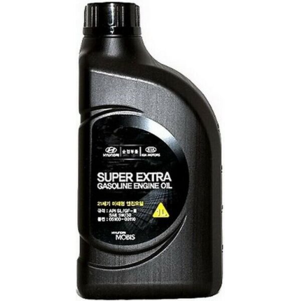 

Mobis Super Extra (SAE 5W-30, API SL) синтетическое моторное масло, 1 л