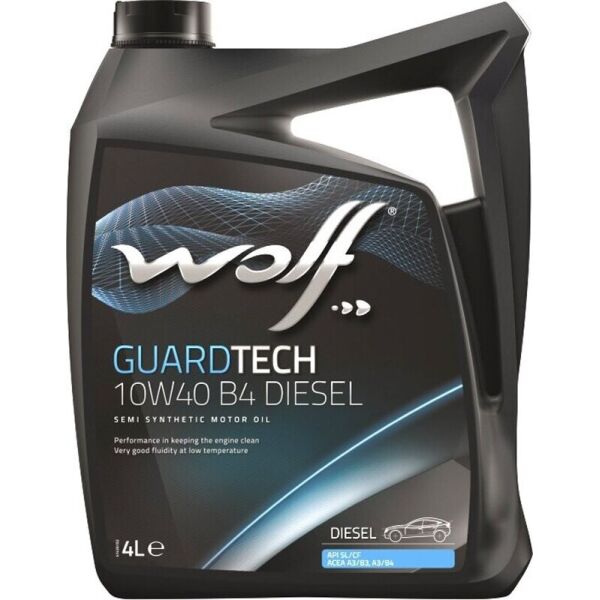 

Wolf Guardtech 10W-40 B4 Diesel моторное масло, 4 л
