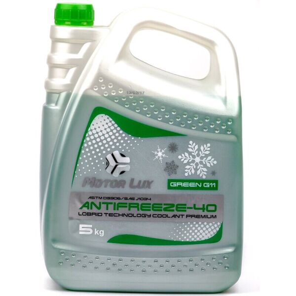 

Motor Lux Green G11 антифриз зеленый, 5 кг