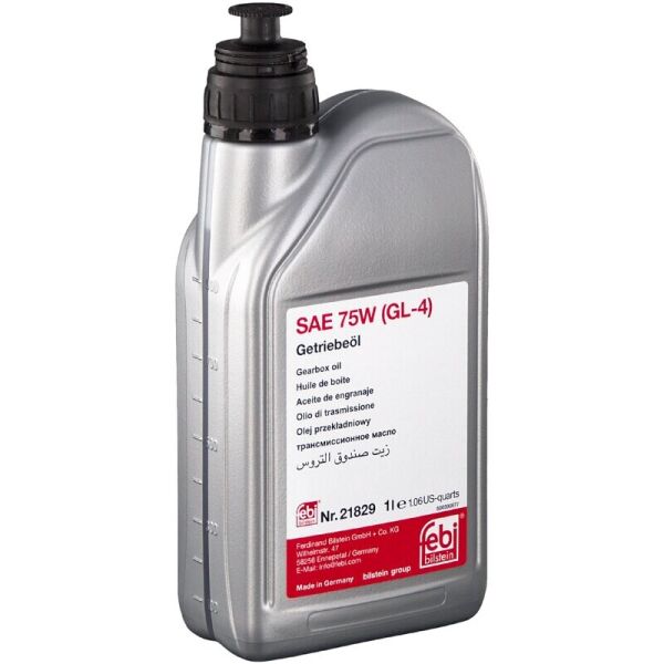 

Febi Bilstein 21829 Gear Oil SAE 75W (GL-4) трансмиссионное масло, 1 л