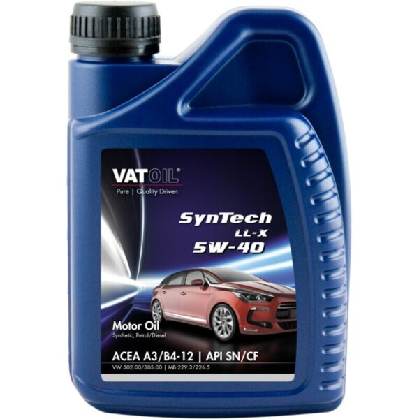 

VatOil SynTech LL-X 5W-40 моторное масло, 1 л