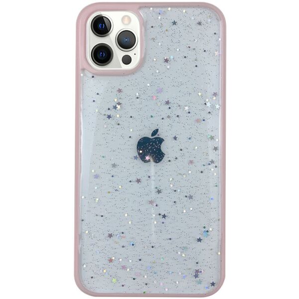 

TPU+PC чехол Shiny Stars для Apple iPhone 12 Pro / 12 (6.1'') Розовый (156794)