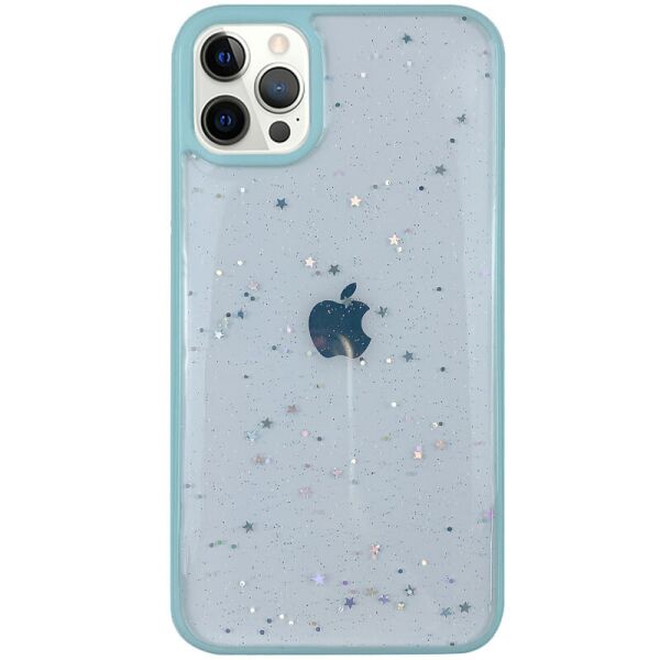 

TPU+PC чехол Shiny Stars для Apple iPhone 12 (6.1'') Мятный (156793)