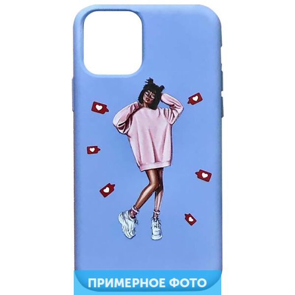 

Силиконовый чехол Art Series для Apple iPhone X / XS (5.8'') Purple (154085)