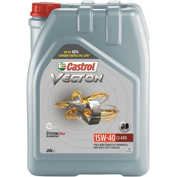 

Castrol Vecton 15W-40 CJ-4/E9 дизельное моторное масло, 20 л