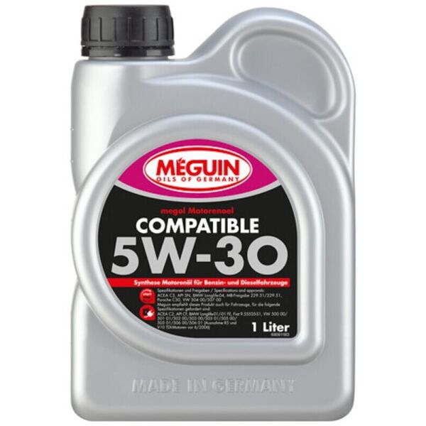 

Meguin Compatible 5W-30 синтетическое моторное масло, 1 л