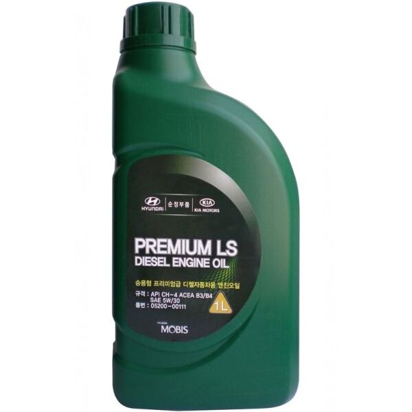 

Mobis Premium LS (SAE 5W-30, API CH-4) дизельное моторное масло, 1 л