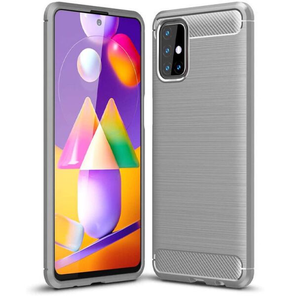 

TPU чехол Slim Series для Samsung Galaxy M51 Серый (150712)