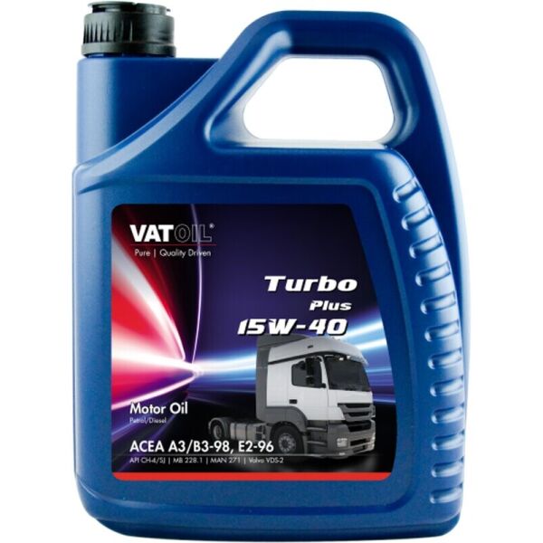 

VatOil Turbo Plus 15W-40 моторное масло, 5 л
