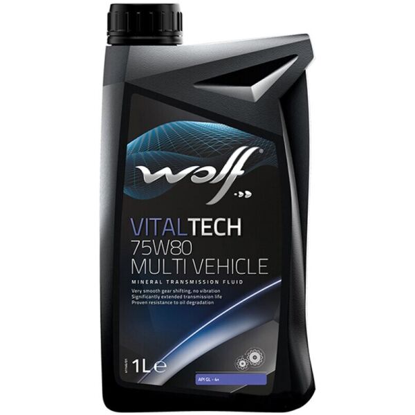 

Wolf Vitaltech 75W-80 Multi Vehicle трансмиссионное масло, 1 л