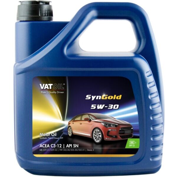 

VatOil SynGold 5W-30 моторное масло, 4 л