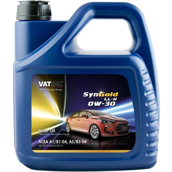 

VatOil SynGold LL-II 0W-30 моторное масло, 4 л