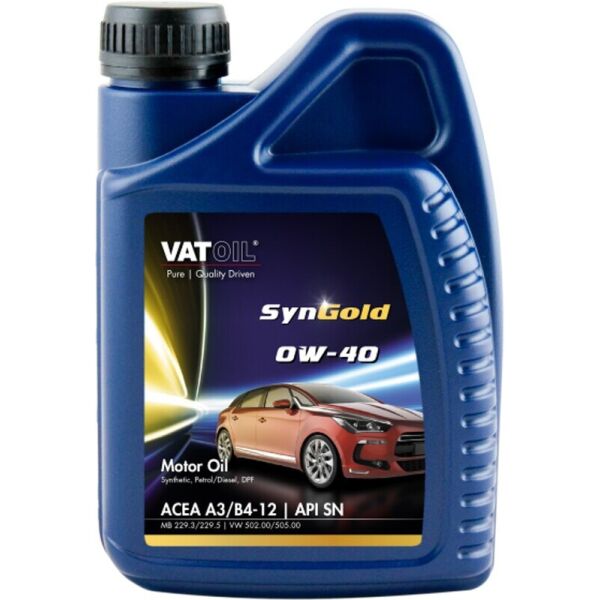 

VatOil SynGold Plus 0W-40 моторное масло, 1 л