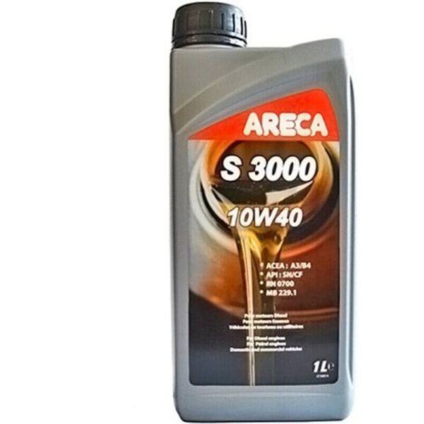 

Areca S3000 10W-40 полусинтетическое моторное масло, 1 л
