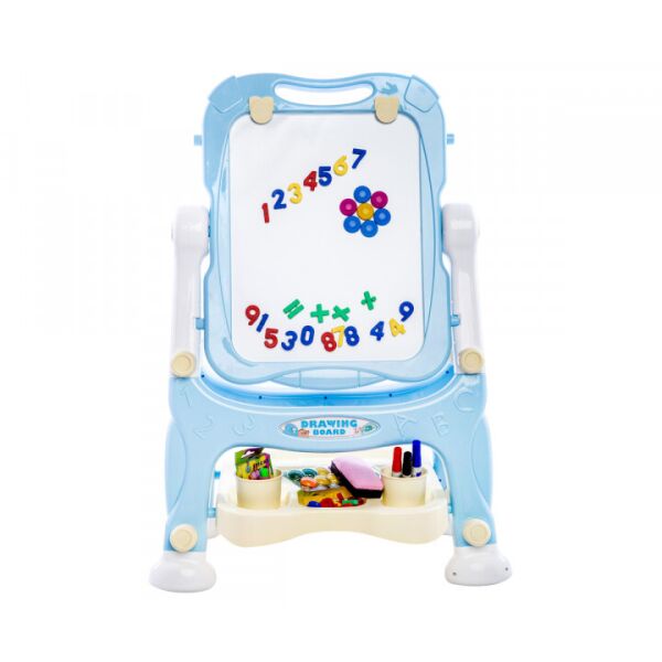 

Доска магнитная двухсторонняя для рисования D Jin Shaung Lu Голубая