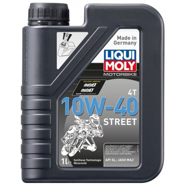 

Liqui Moly Motorbike 4T 10W-40 Street Моторное масло для мототехники, 1 л