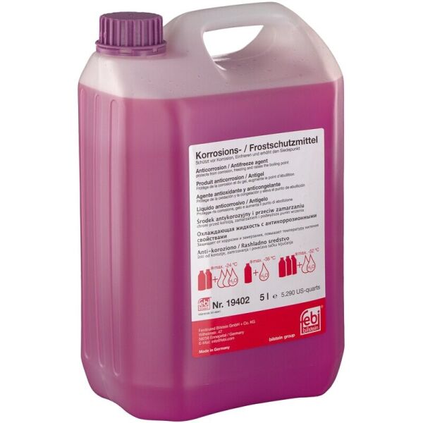 

Febi Bilstein 19402 Antifreeze (G12+) концентрат антифриза лиловый, 5 л