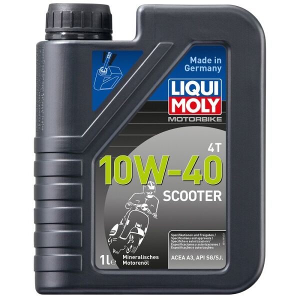 

Liqui Moly Motorbike 4T 10W-40 Scooter Моторное масло для скутеров, 1 л