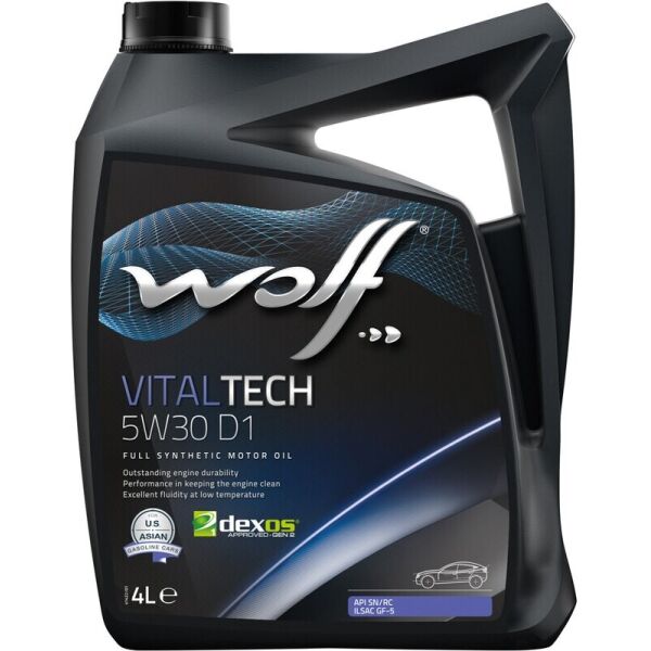 

Wolf Vitaltech 5W-30 моторное масло, 4 л