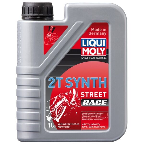 

Liqui Moly Motorbike 2T Synth Street Race Моторное масло для мототехники, 1 л