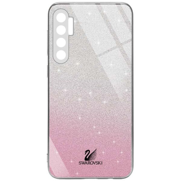 

TPU+Glass чехол Swarovski Full Camera для Xiaomi Mi Note 10 Lite Розовый (154751)