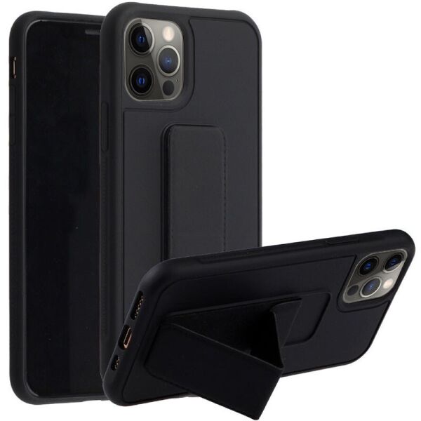 

Силиконовый чехол Hand holder для Apple iPhone 12 (6.1'') Black (156565)