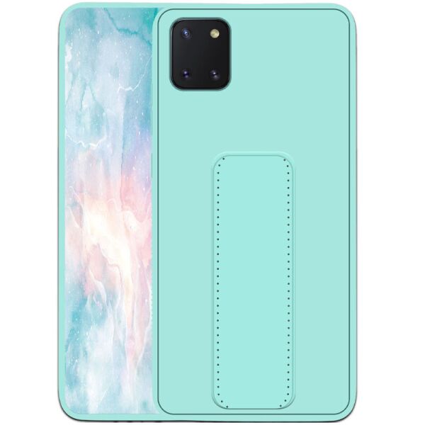 

Силиконовый чехол Hand holder для Samsung Galaxy Note 10 Lite (A81) Mint green (156493)